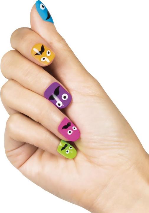 Actual product image Boland 24 fingernails Mr. Moustache