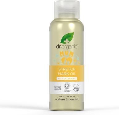 Actual product image Dr. Organic Dr Organic Stretch Mark Oil with Calendula Firm Smooth Pregnancy Natural Vegan Reduce appearance of (Body oil, 100 ml)
