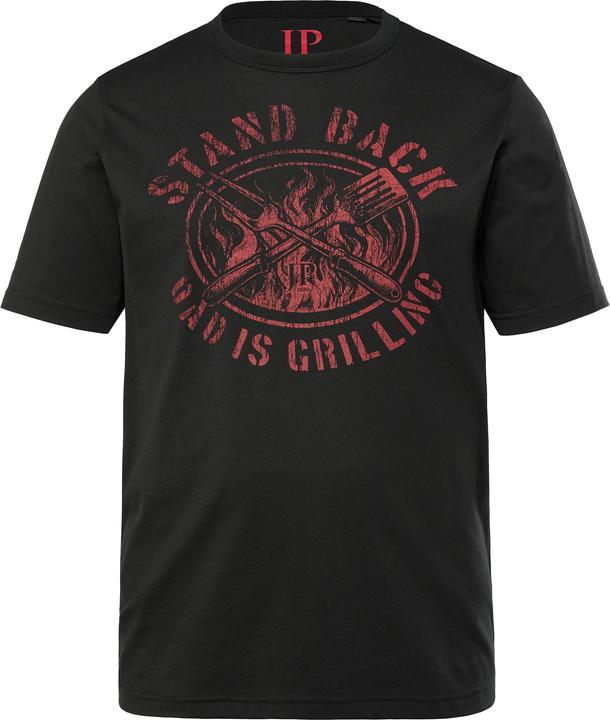 Image du produit JP1880 T-shirt JP 1880, manches courtes et col rond, imprimé barbecue - jusqu'au 8 XL (8XL)