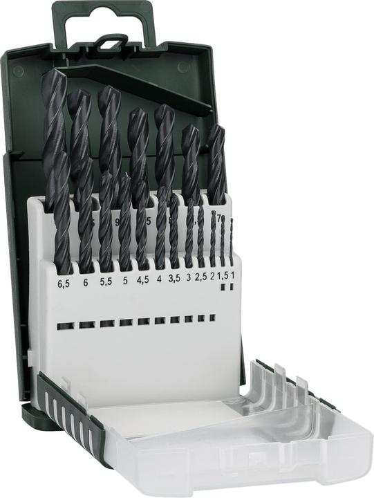 Actual product image Bosch Professional Zubehör Metal drill bit set (1 mm, 1.5 mm, 10 mm, 2 mm, 2.5 mm, 3 mm, 3.5 mm, 4 mm, 4.5 mm, 5 mm, 5.5 mm, 6 mm, 6.5 mm, 7 mm, 7.5 mm, 8 mm, 8.5 mm, 9 mm, 9.5 mm)