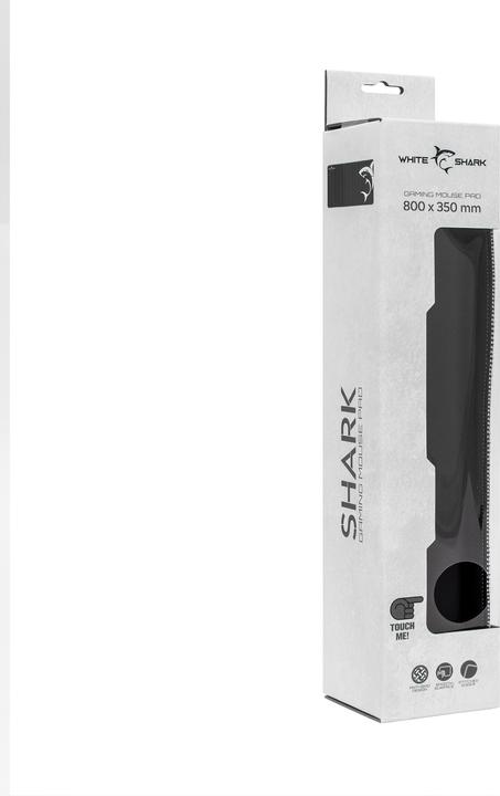 Actual product image White Shark Large mouse pad for games XL, 800x350x3mm (XL)