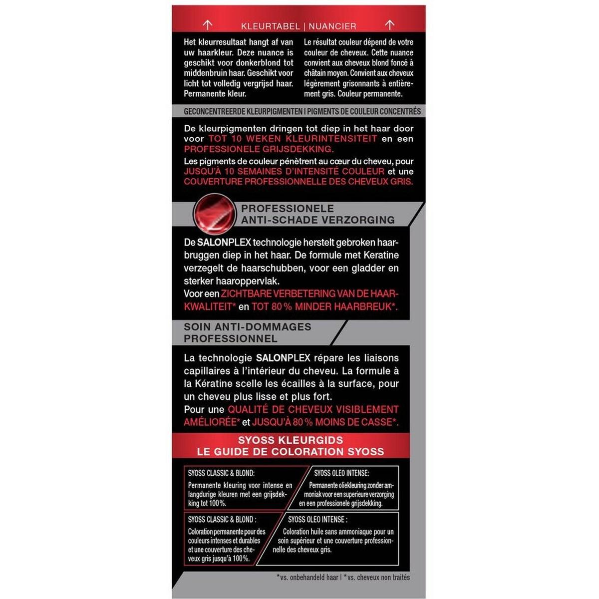 Syoss Color Baseline 5-1 Hellbraun Haarfärbemittel - 1 Stück (49943498)