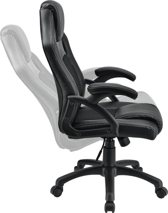Image du produit Juskys Chaise de bureau Racing Montreal en noir