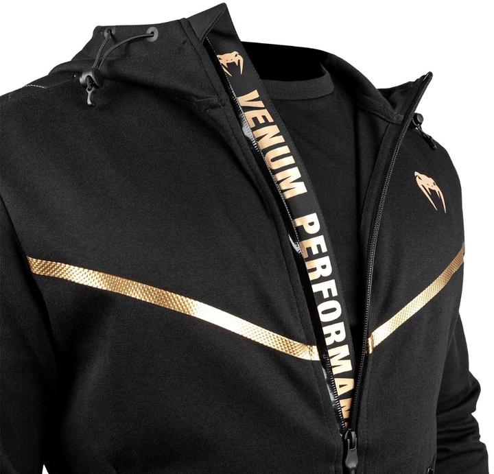 Actual product image Venum Laser Evo Hoodies - Black/Gold (M)
