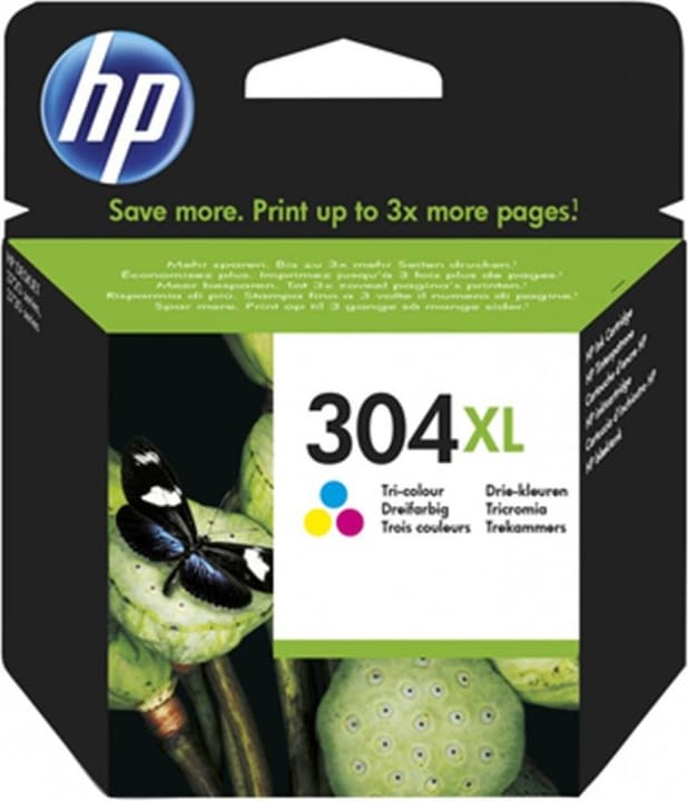Actual product image HP INK CARTRIDGE NO 304XL TRI-COL (M, C, Y)