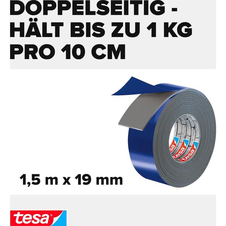 Produktbild tesa Powerbond OUTDOOR doppelseitiges Montageband (19 mm)