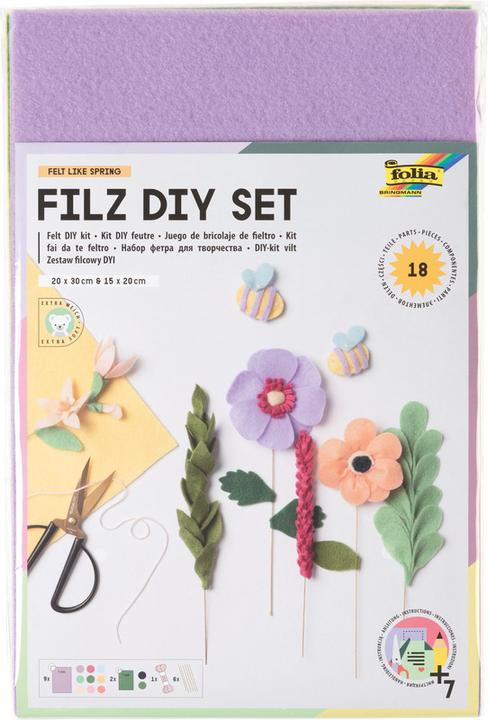 Produktbild Folia Filz-Bastelset Spring