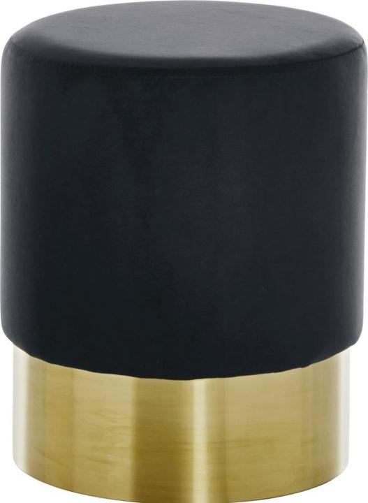 Actual product image Kare Design Stool Cherry Black Brass Ø35cm