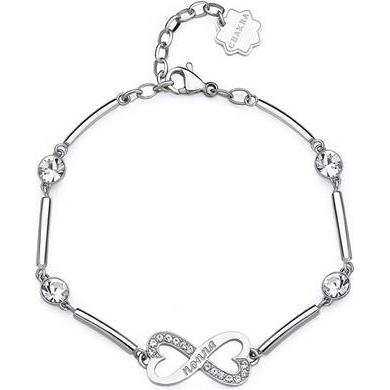 Brosway, Armschmuck, - Delicate women's steel bracelet Grandma Chakra BHKB162, (Stahl)