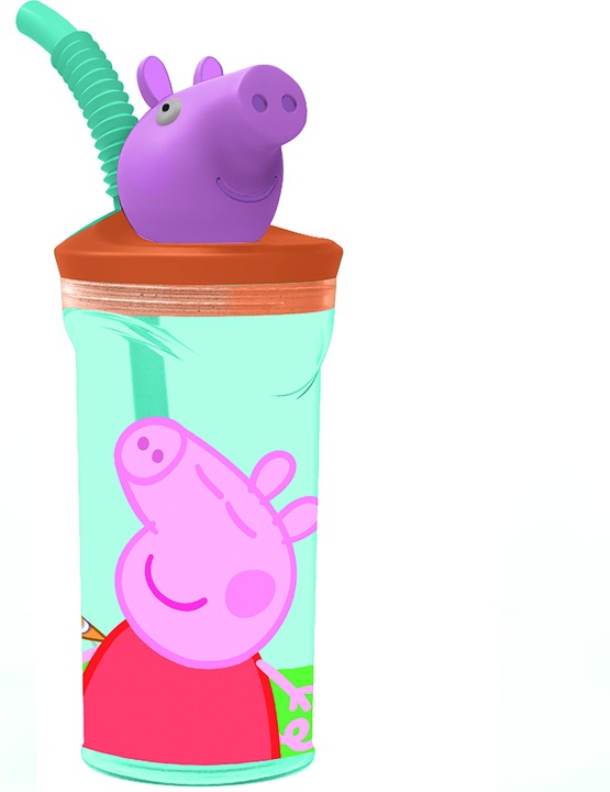 Produktbild Stor Peppa Pig 3D Figur (360 ml) - Trinkbecher