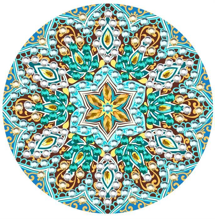 Actual product image Mona Lisa Touch Diamond Painting Set Pocket Mirror