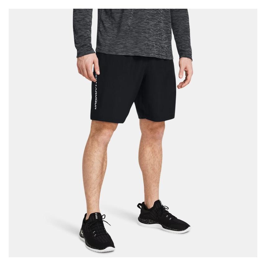 Under Armour, Herren, Sporthose, Woven Wordmark Shorts (Xs), Schwarz