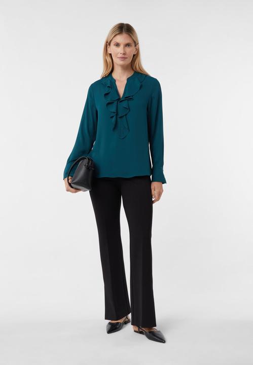 Immagine prodotto Comma Bluse Chiffonbluse mit Volant-Ausschnitt (34)