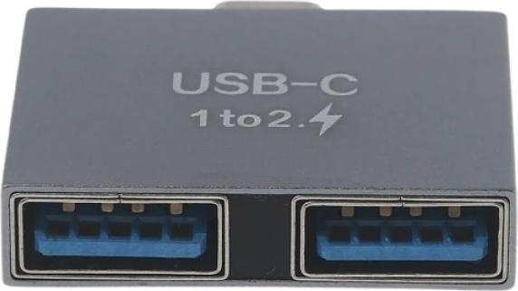 Image du produit PowerGuard Adaptateur de charge USB-C vers double USB-A Splitter (USB 3.0)