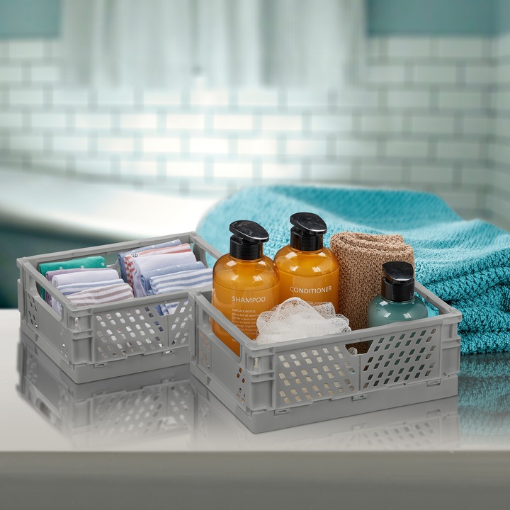 Immagine prodotto Relaxdays 2x scatola pieghevole (25 x 16,5 x 10 cm, 3.33 l)