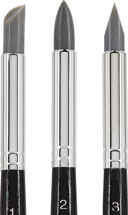 Immagine prodotto Meyco Set di pennelli per modellare in silicone, 3 pezzi