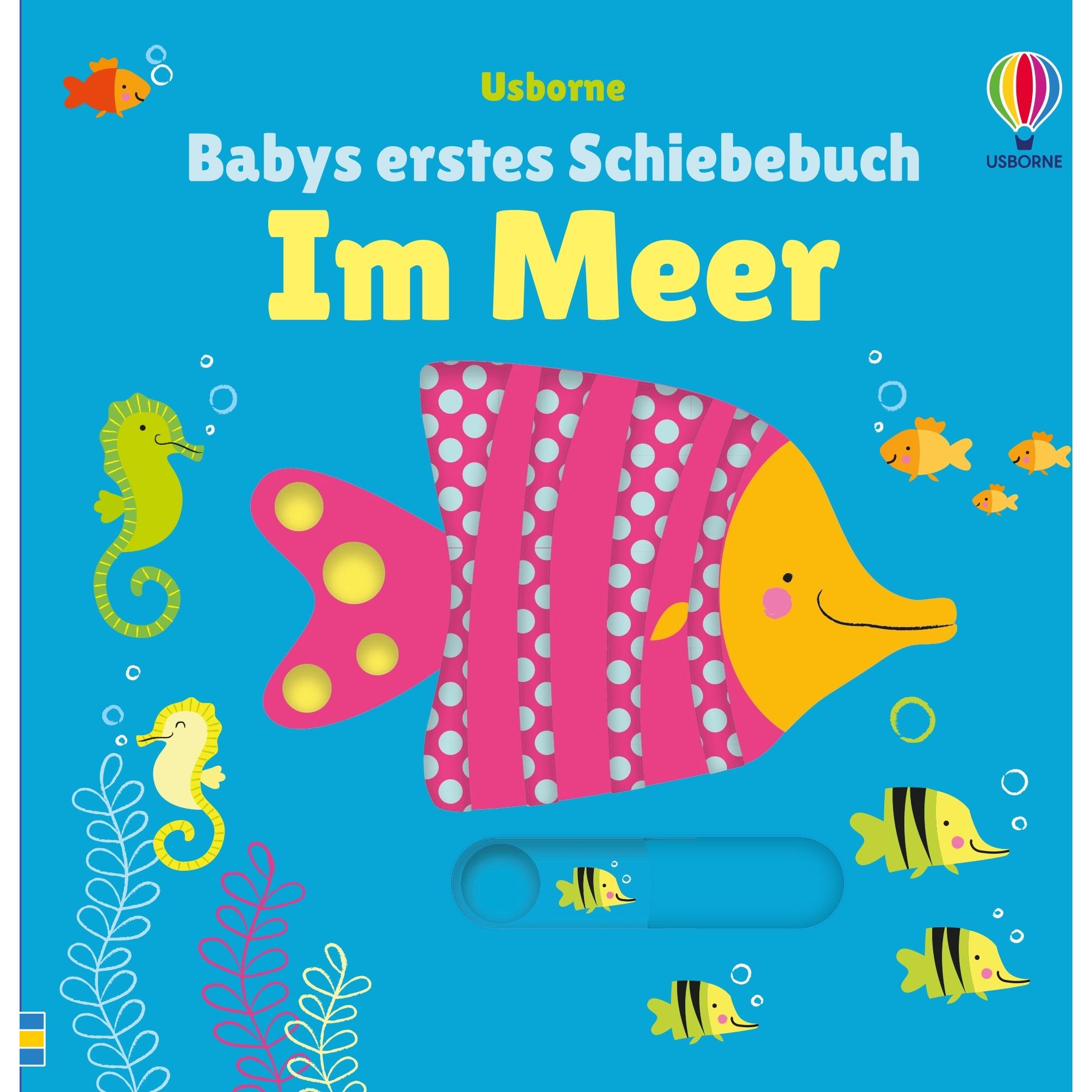 Usborne Publishing, Libro bebè, Babys erstes Schiebebuch: Im Meer (Tedesco)
