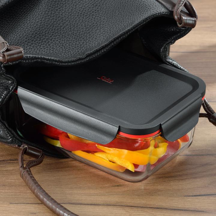 Productafbeelding Silit Storio Opslagpotten Set 3-delige Glazen Opslagpotten Luchtdicht Aromadeksel Voedselopslagpotten (2.40 l)