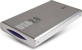 Actual product image Hamlet USB 2.0 External hard disk box for IDE/Sata 2.5" hard disks (2.5")
