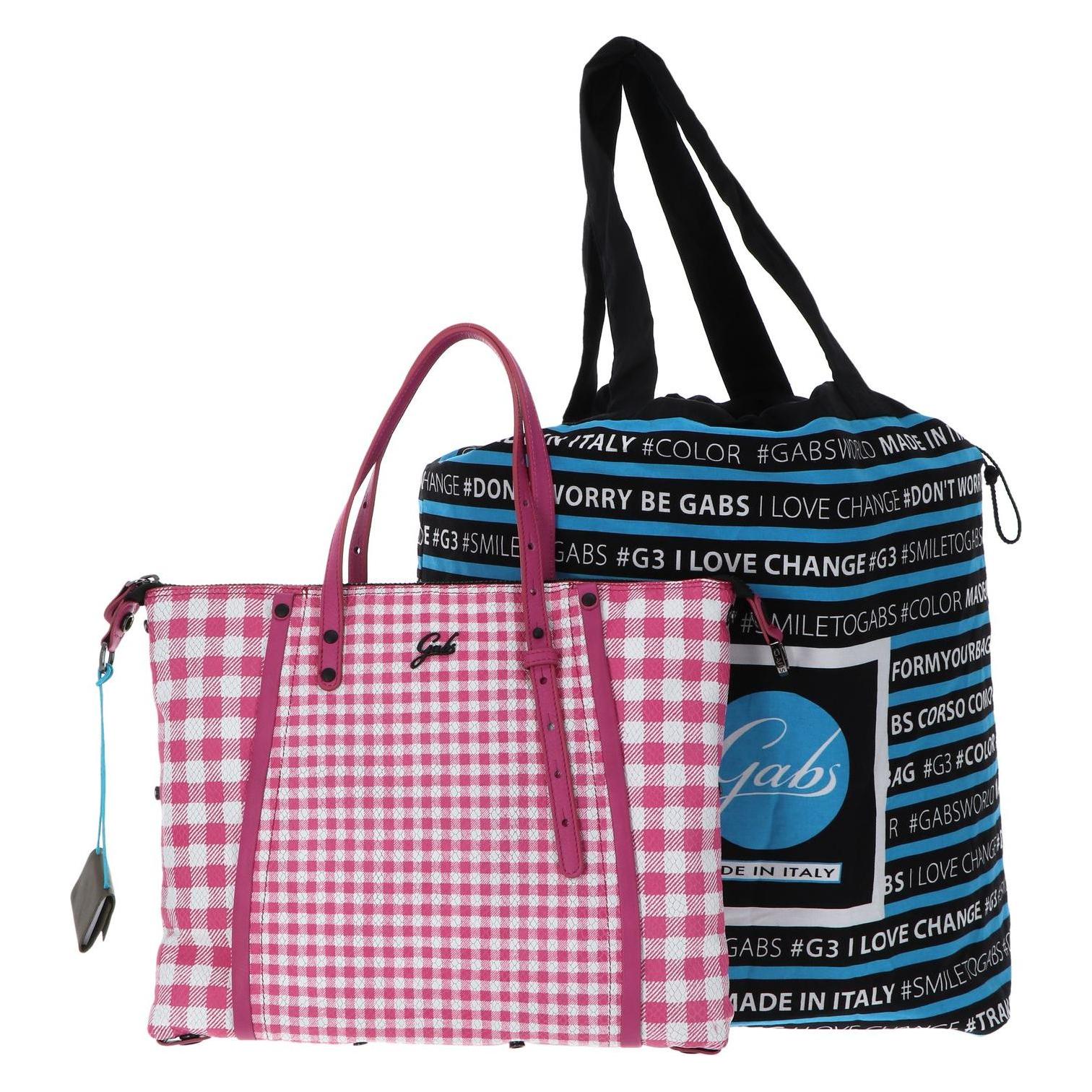 Gabs, Damen, Tasche, Gemma Flat Bag, Weiss, Pink