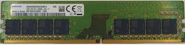 Actual product image Samsung M378A2G43AB3-CWE (1 x 16GB, 3200 MHz, DDR4-RAM, DIMM)