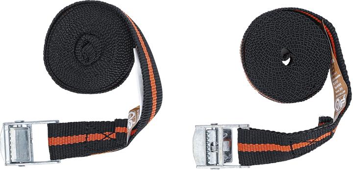 Image du produit BGS Spannband-Satz mit Schnellverschluss 2,5 m x 25 mm 2-tlg.