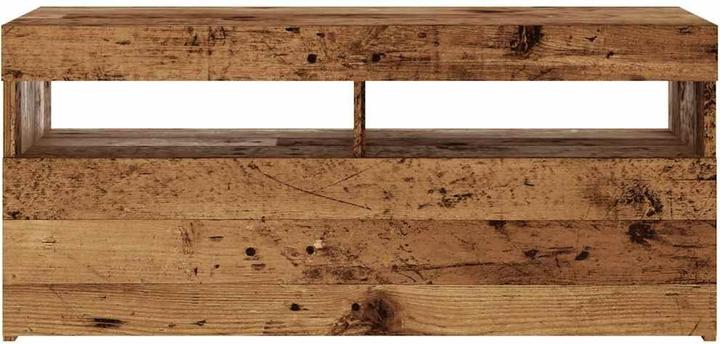 Image du produit VidaXL TV Schrank Lowboard Fernsehschrank Fernsehtisch mit LED Altholz-Optik (90 x 35 x 40 cm)