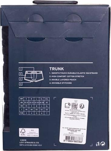 Immagine prodotto MGA Slip boxe uomo Uomo Premium Trunk 3p Nero (M, confezione da 3)