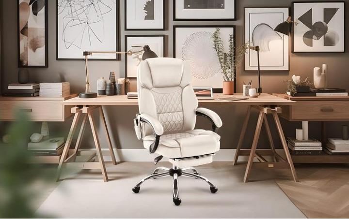 Produktbild Mark Adler Fotel obrotowy Boss 6.0 Beige (47 - 55 cm)