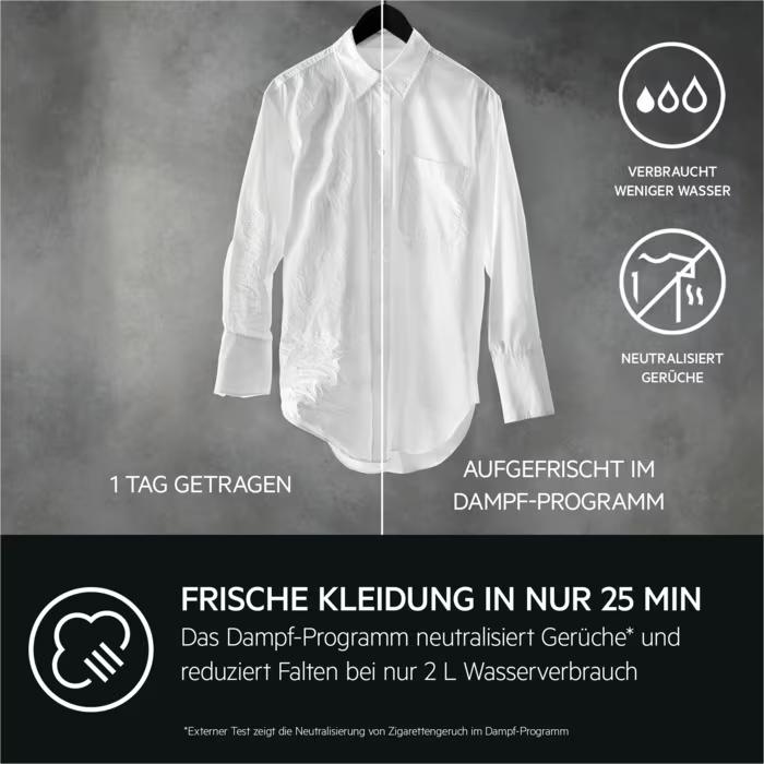 Produktbild AEG LR7E75699 Waschmaschine / Serie 7000 mit ProSteam® / UniversalDose Schublade / 9,0 kg / Leise / (9 kg, Links)