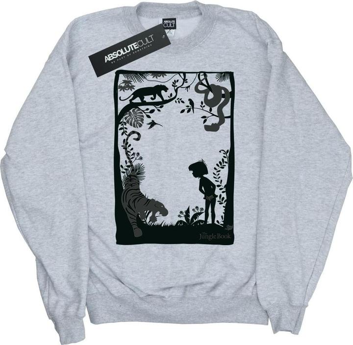 Produktbild Disney The Jungle Book Silhouette Poster Sweatshirt Mädchen (152, 158)