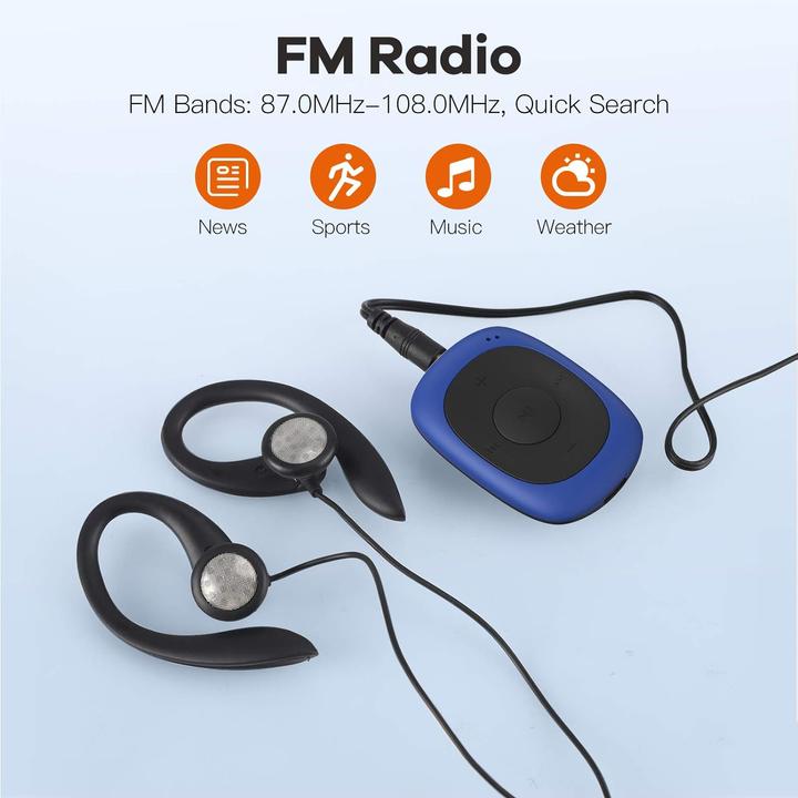 Immagine prodotto Agptek Lettore MP3 Mini Clip SML (8 GB)