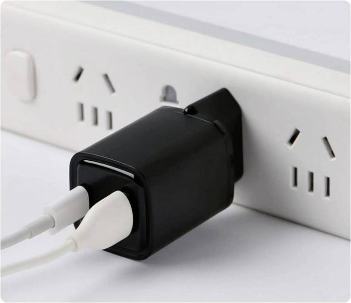 Produktbild Eaxus Dual Port 47801 USB-Ladegerät Steckdose Ausgangsstrom (max.) 3000 mA 2 x U (33 W)