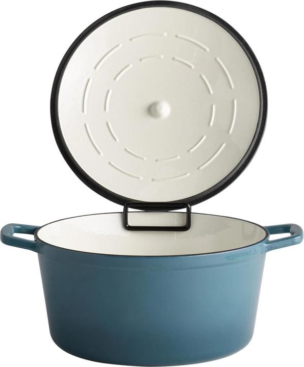Actual product image APS Kochtopf mit Deckel "5 STARS" (28 cm, Casserole + Stewpot, Enamel, Cast iron)