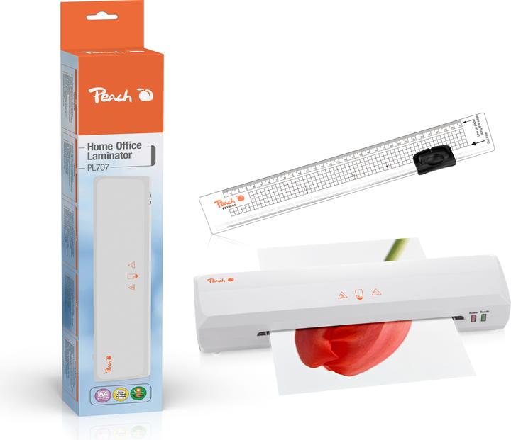 Actual product image Peach Set of 2: Laminating Photo Kit PBP105 (80 µm, A4)