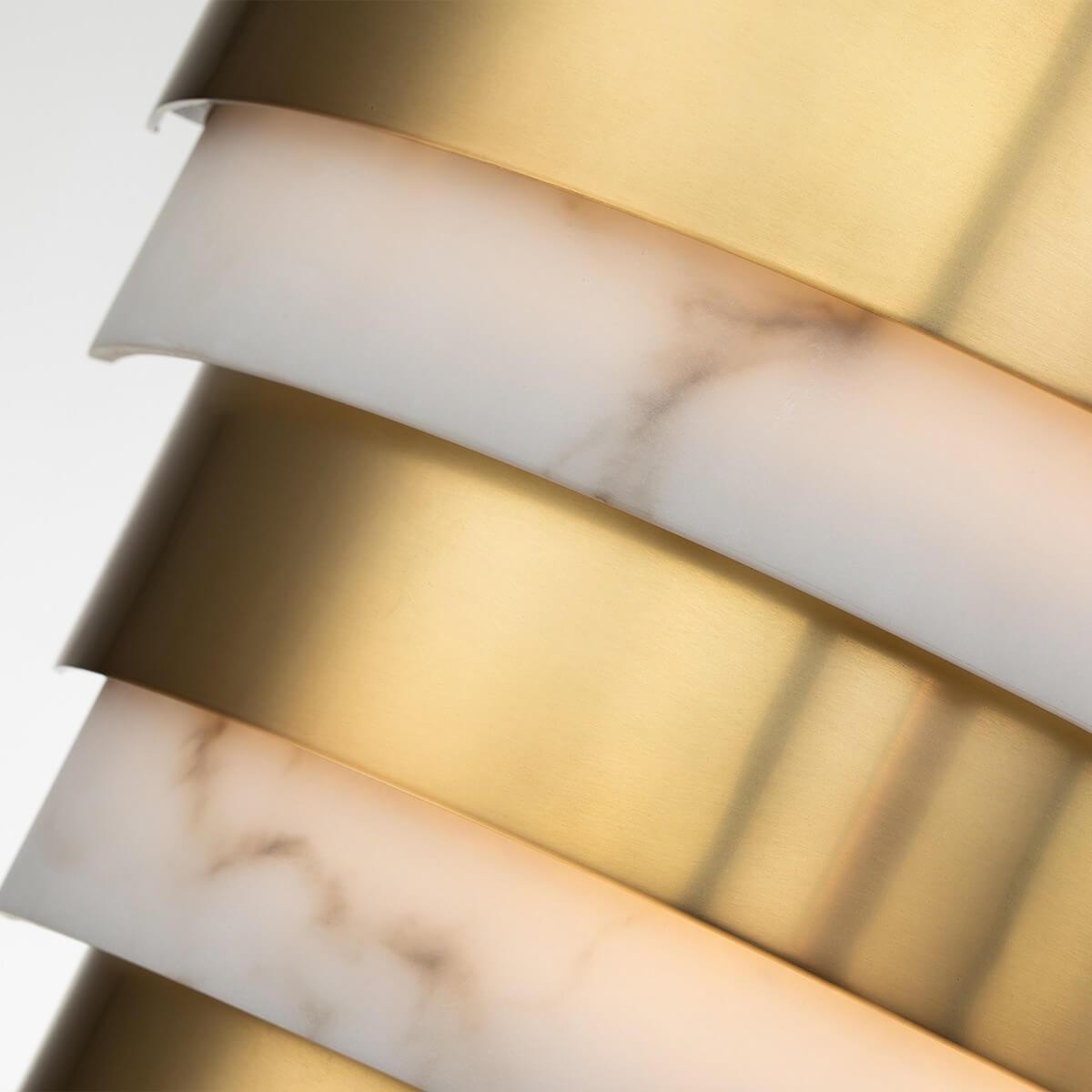 Thumbnail - Elstead Lighting, Wandleuchte + Deckenleuchte, Echelon LED Wandleuchte Heritage Messing (1080 lm)