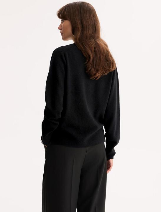 Actual product image Anne Weyburn Kaschmirpullover mit V-Ausschnitt aus Feinstrick (XL)