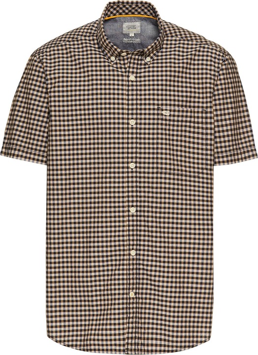Image du produit Camel Active Kariertes Kurzarmhemd aus Baumwolle (XXL)