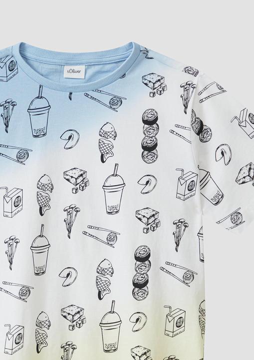Produktbild S.Oliver T-Shirt T-Shirt mit All-over-Print (134, 140)