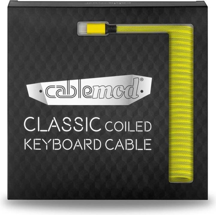 Produktbild CableMod Classic Coiled Keyboard Cable USB-C zu USB Typ A, Dominator (1.50 m, USB 2.0)
