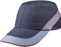 Deltaplus Paracolpi in coltan, range di regolazione 58-62 cm, nero/grigio (58 - 62 cm)