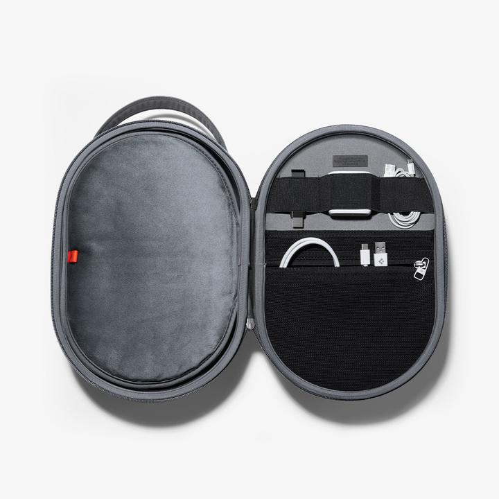 Actual product image Spigen Klasden Pouch Apple Vision Pro Case Charcoal Gray (Camera bag)