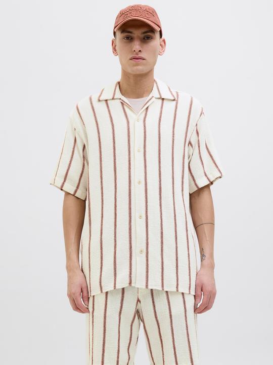 Produktbild Jack & Jones Jorcoba Stripe Resort Shirt Ss Sn (XXL)