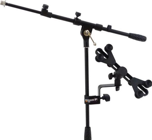 Actual product image keepdrum Microphone stand with tablet PC holder