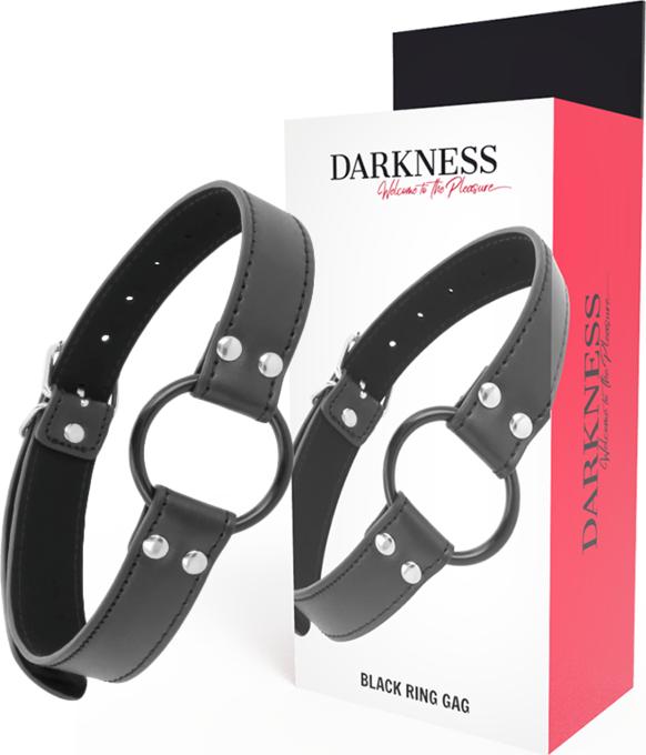 Immagine prodotto Darkness Anello bavaglio nero da 3,6 cm