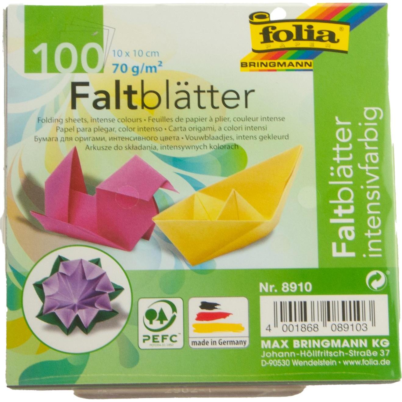 Folia, Bastelpapier, Faltblätter (70 g/m², 1 x)