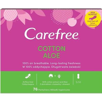 Carefree, Inkontinenzhygiene, Aloe Vera Liners With Extract Of Aloe Vera (76 x, Normal)