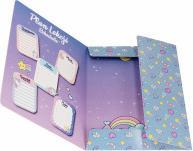 Produktbild Starpak Karte mit Gummiband A4 Buntes Einhorn (A4)