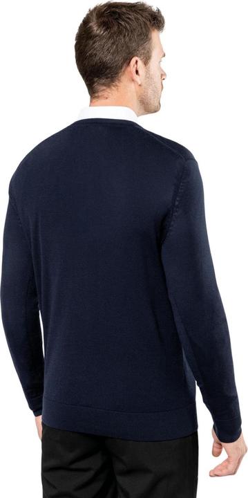Produktbild Kariban Merino-Pullover mit V-Ausschnitt (L)