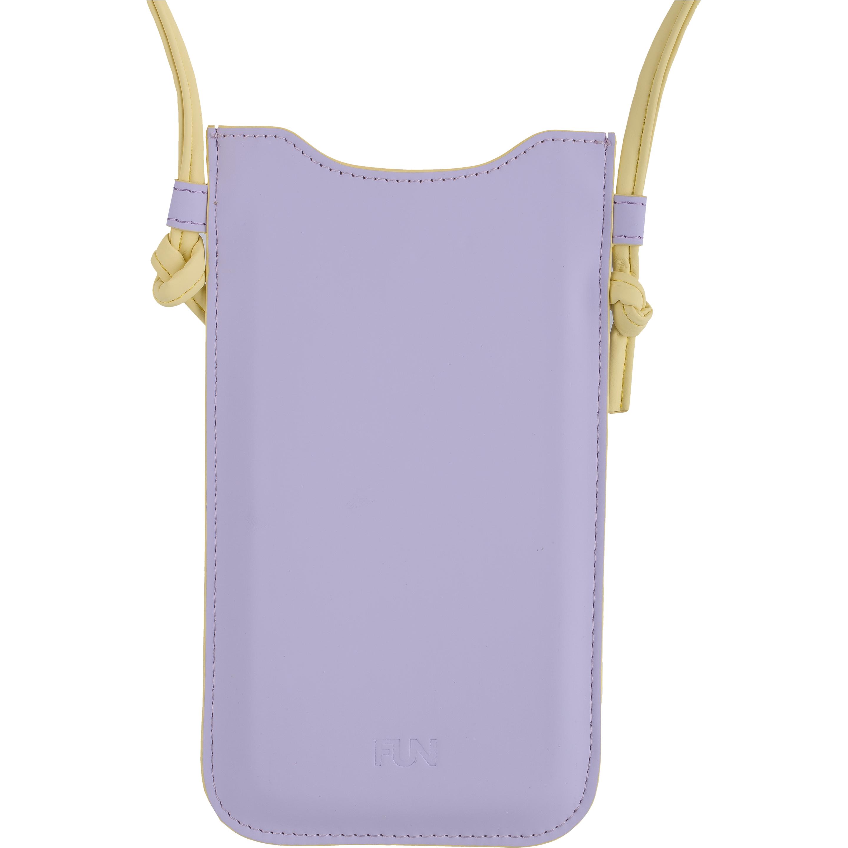 Thumbnail - Peter Jäckel FUN Necklace Sleeve Uni Grösse 6.9" Lilac, z.B. für Samsung S20/ S21 Ultra/ iPhone 13 Pro Max Innenm, Handy...